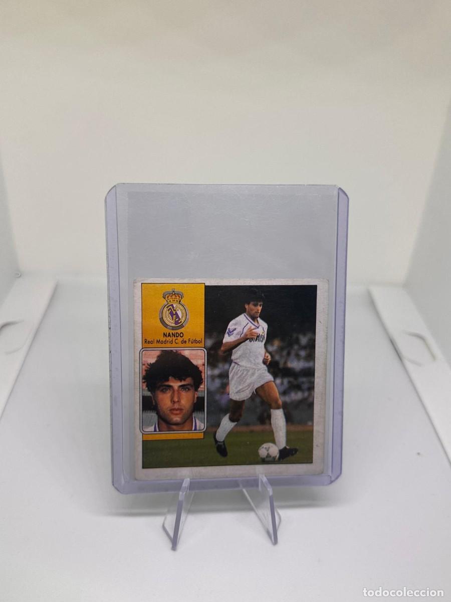 Cromos de f&uacute;tbol: Nando Version Real Madrid Liga Este 92 93 1992 1993 Sin pegar