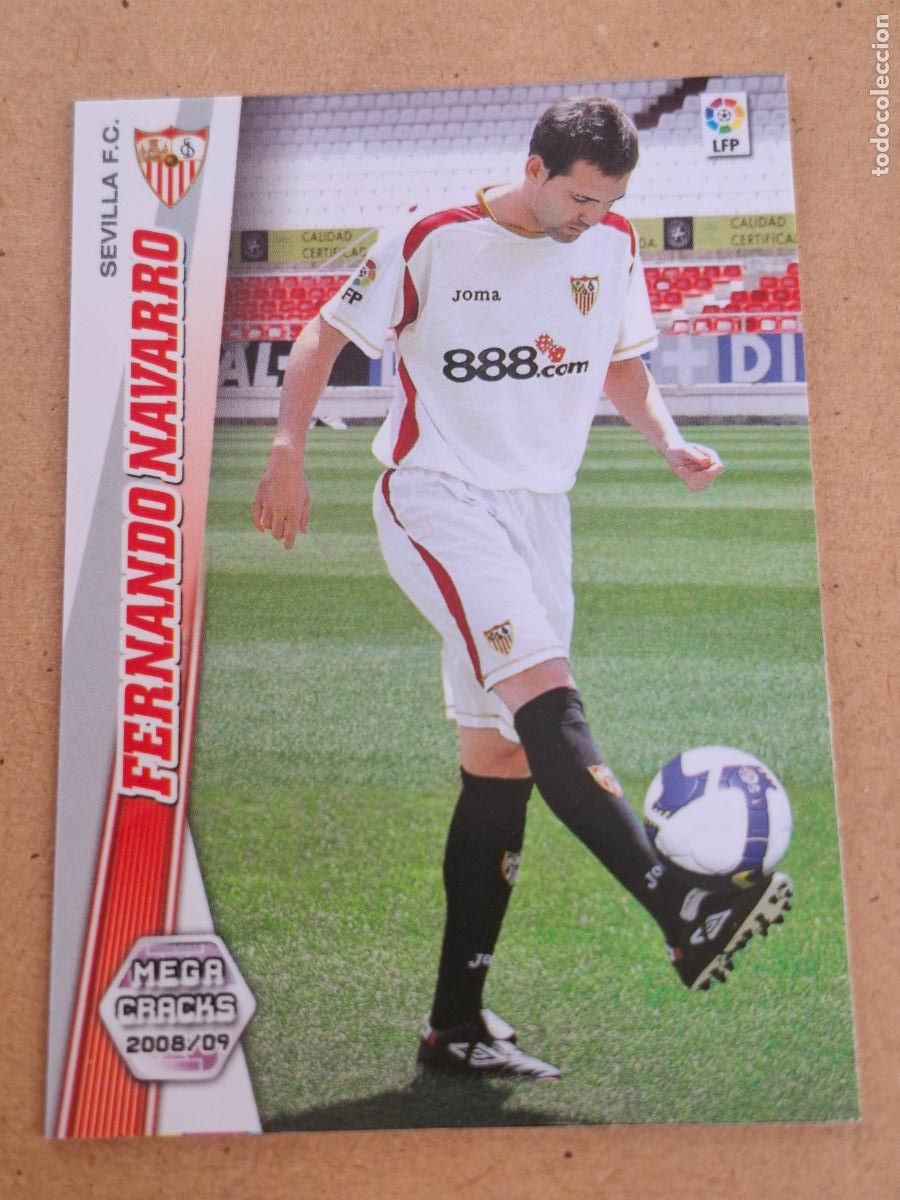 Cromos de f&uacute;tbol: MEGACRACKS 2008 2009 08 09 - PANINI - 446 FERNANDO NAVARRO - SEVILLA FC