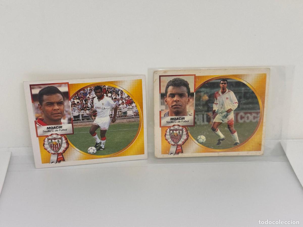 Football Stickers: Moacir Coloca Sevilla Doble Version Liga Este 94 95 1994 1995 Sin pegar