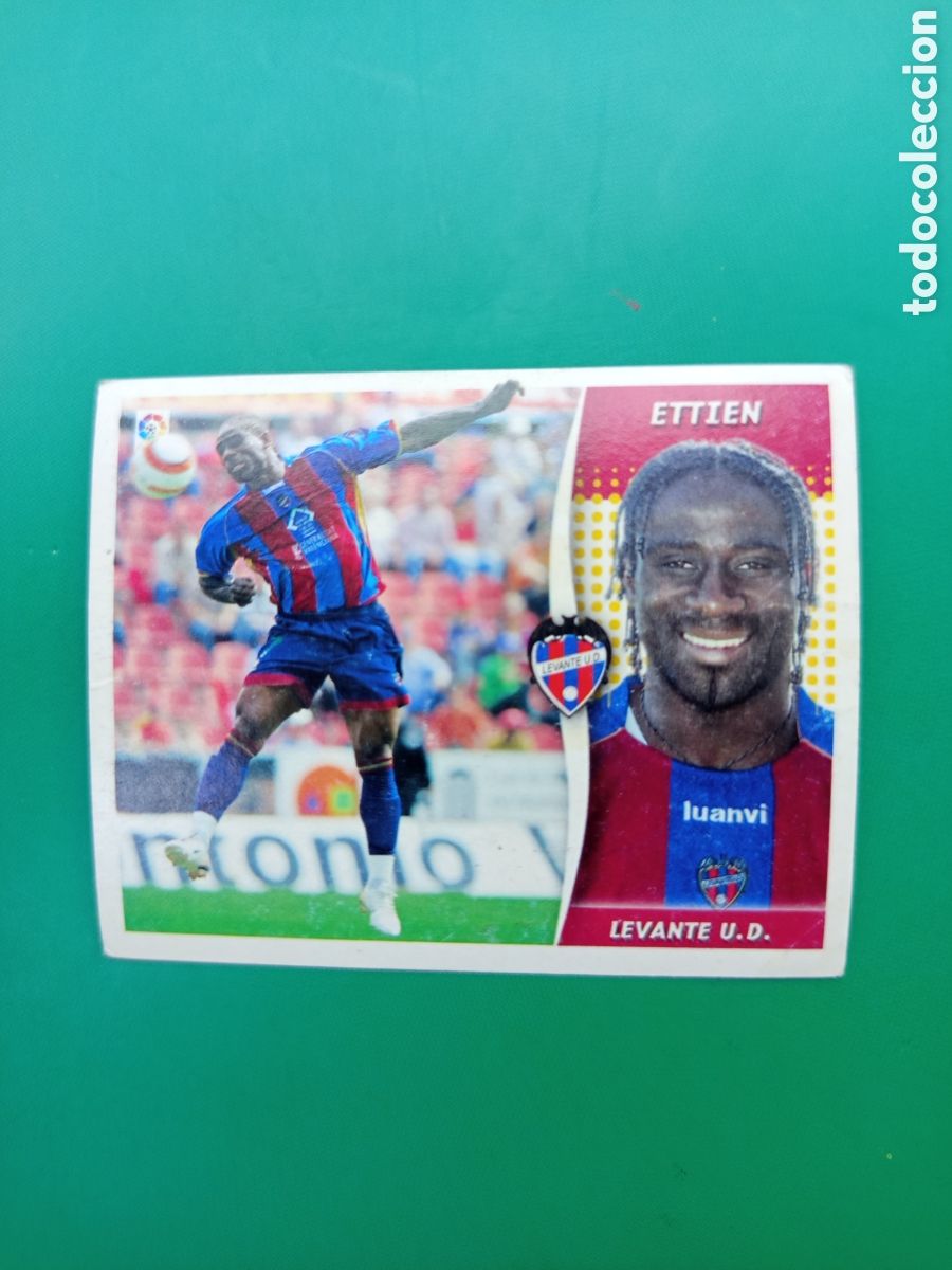 Cromos de f&uacute;tbol: ❇️ CROMO ⚽ ETTIEN LEVANTE 06 07 2006 2007 COLECCIONES ESTE SIN PEGAR ❇️