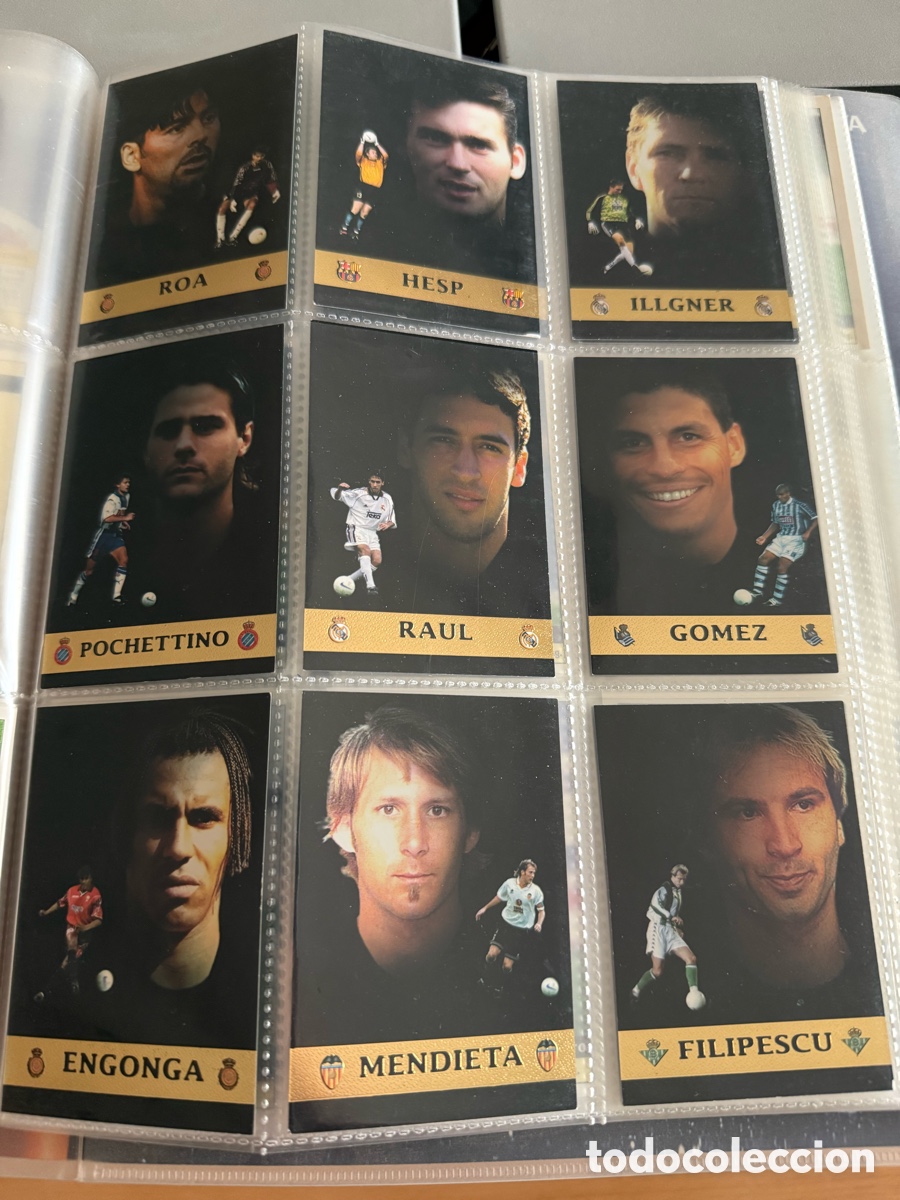 Figurine di Calcio: MUNDICROMO 2000. 11 Cromos MEJORES 98/99