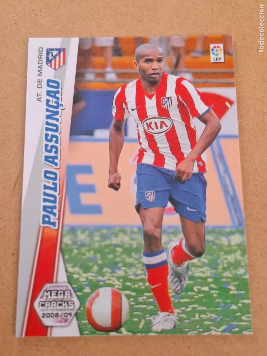 Cartes &agrave; collectionner de Football: MEGACRACKS 2008 2009 08 09 - PANINI - 455 PAULO ASSUN&Ccedil;AO - AT. MADRID