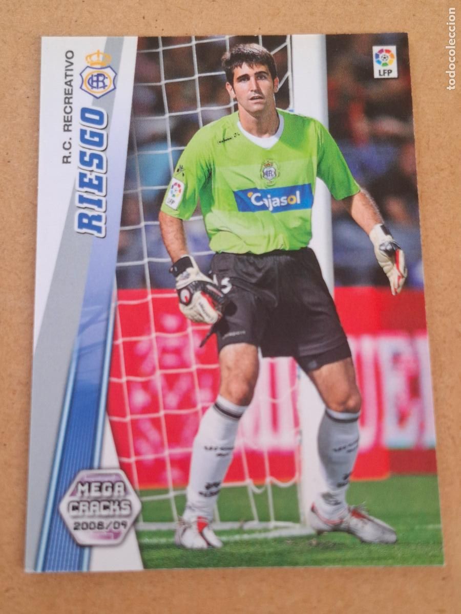 Cromos de f&uacute;tbol: MEGACRACKS 2008 2009 08 09 - PANINI - 462 RIESGO - R.C. RECREATIVO