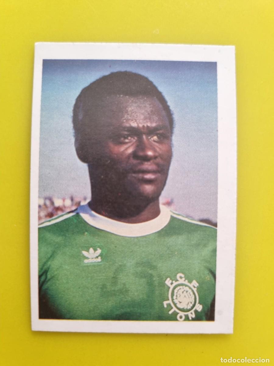 Cromos de f&uacute;tbol: CROMO FTUBOL ESPA&Ntilde;A 82 FHER KUNDE N&ordm;91 CAMERUN AR826
