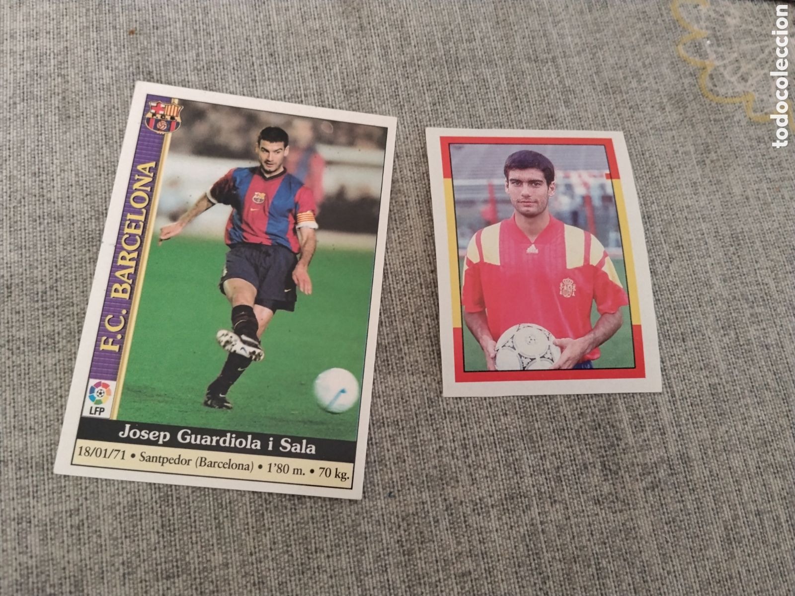 Cromos de f&uacute;tbol: MUNDICROMO 1999 - 2000 ( FICHAS DE LA LIGA 2000 ) N&ordm; 9 GUARDIOLA- FC BARCELONA