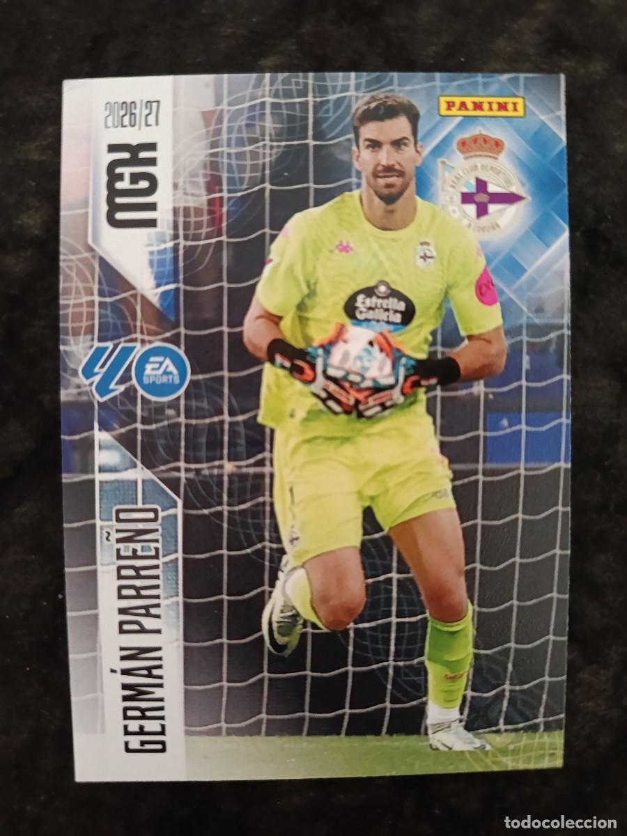 Cartes &agrave; collectionner de Football: MGK 2026/27 MEGACRACKS PANINI. #129 GERM&Aacute;N PARRE&Ntilde;O. DEPORTIVO DE LA CORU&Ntilde;A