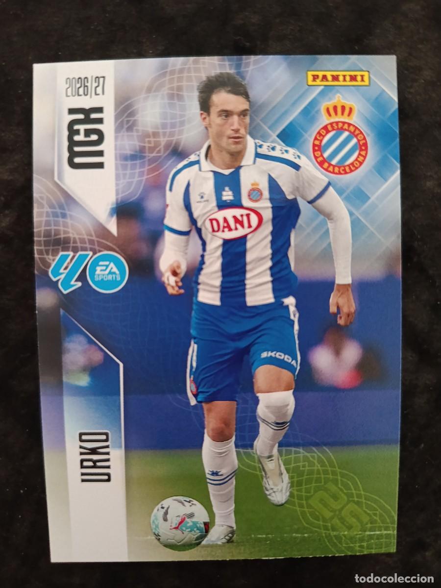 Cartes &agrave; collectionner de Football: MGK 2026/27 MEGACRACKS PANINI. #172 URKO. R.C.D. ESPA&Ntilde;OL