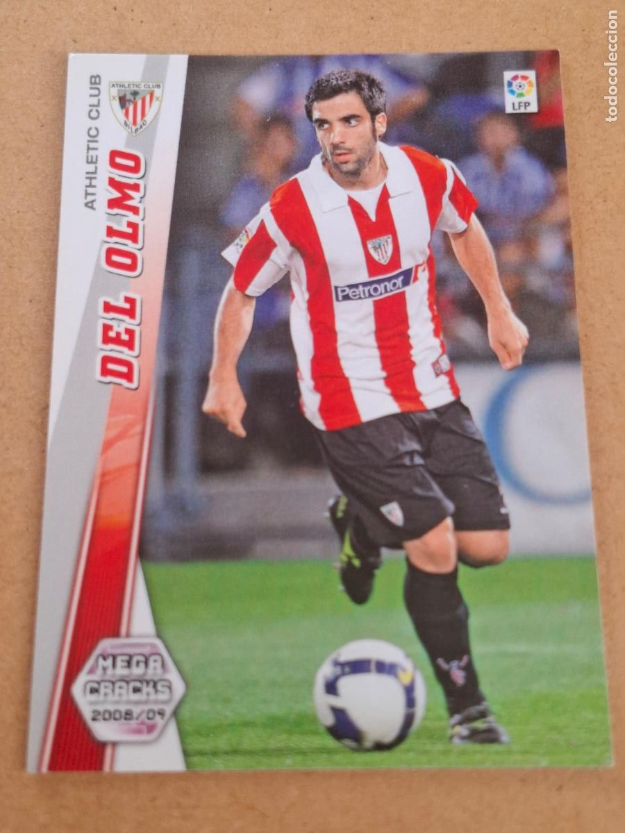 Figurine di Calcio: MEGACRACKS 2008 2009 08 09 - PANINI - 469 DEL OLMO - ATHLETIC CLUB
