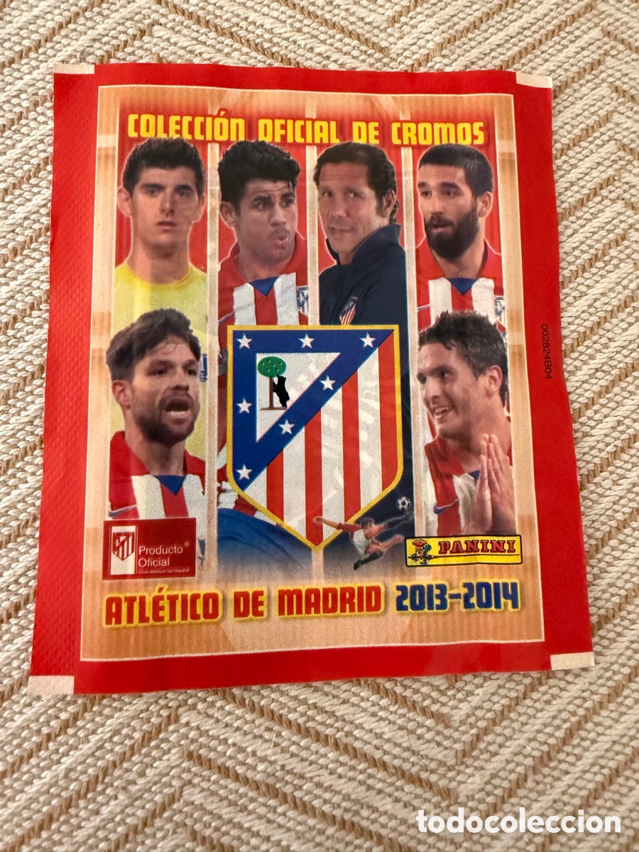 Cartes &agrave; collectionner de Football: Sobre sin abrir Cromos Panini del Atl&eacute;tico de Madrid 2013-2014