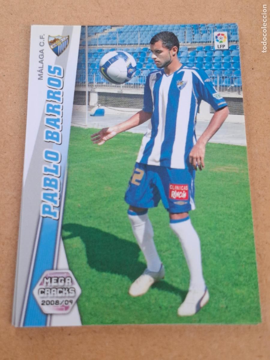 Cartes &agrave; collectionner de Football: MEGACRACKS 2008 2009 08 09 - PANINI - 471 PABLO BARROS - M&Aacute;LAGA CF