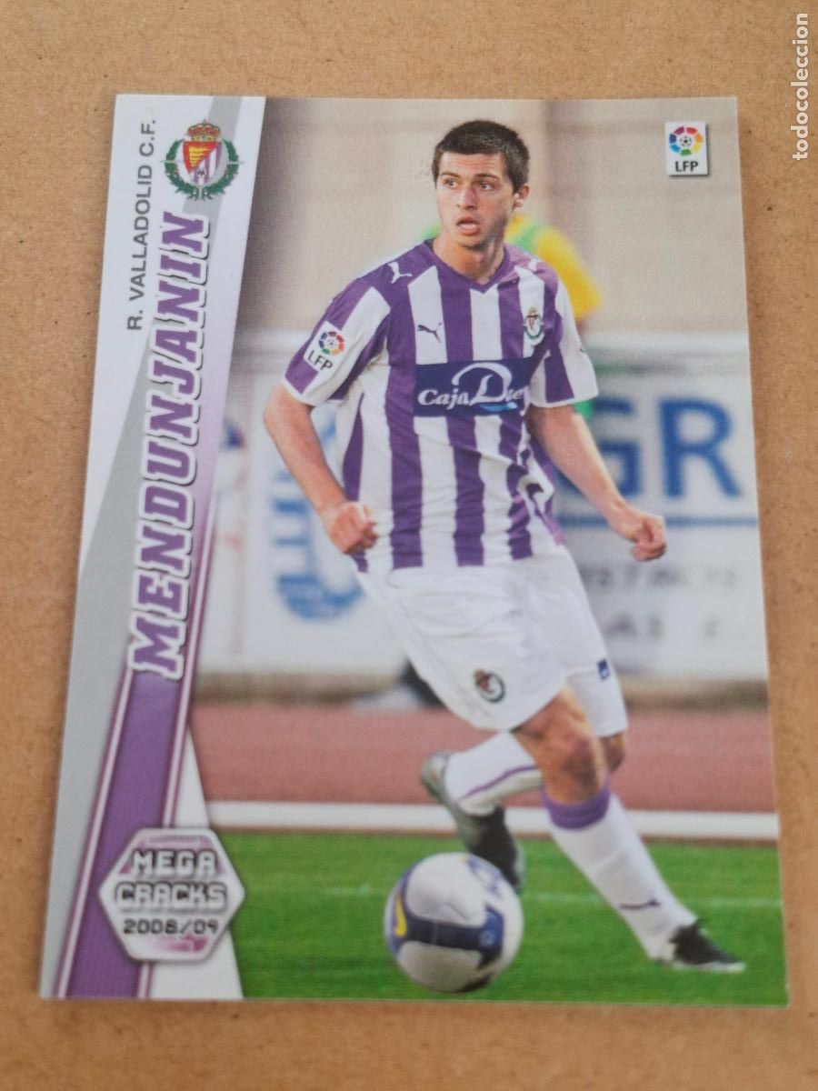 Cromos de f&uacute;tbol: MEGACRACKS 2008 2009 08 09 - PANINI - 476 MENDUNJANIN - REAL VALLADOLID