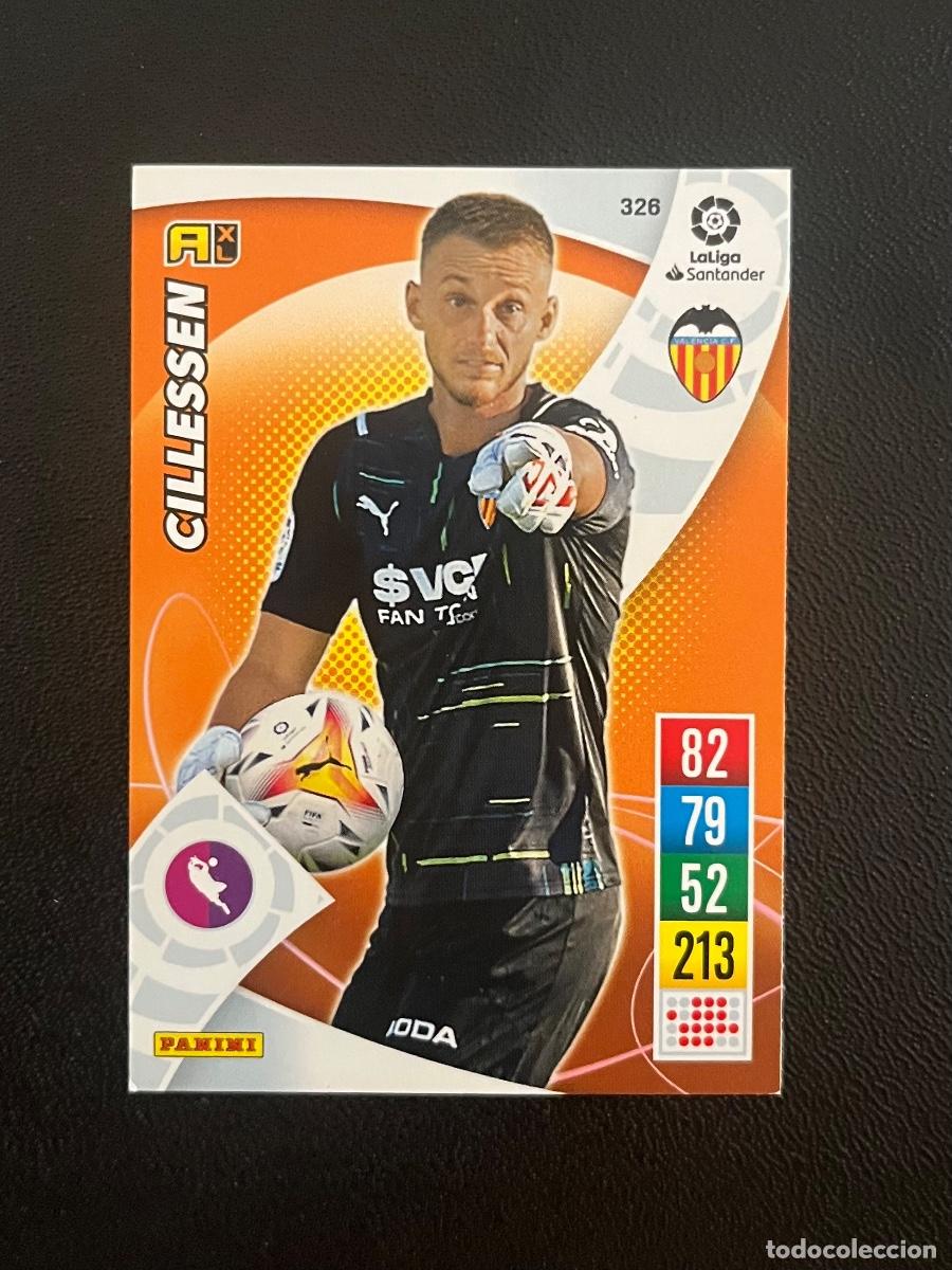 Cromos de f&uacute;tbol: 326 CILLESSEN VALENCIA CF ADRENALYN 2021 2022 PANINI CROMO LA LIGA 21 22