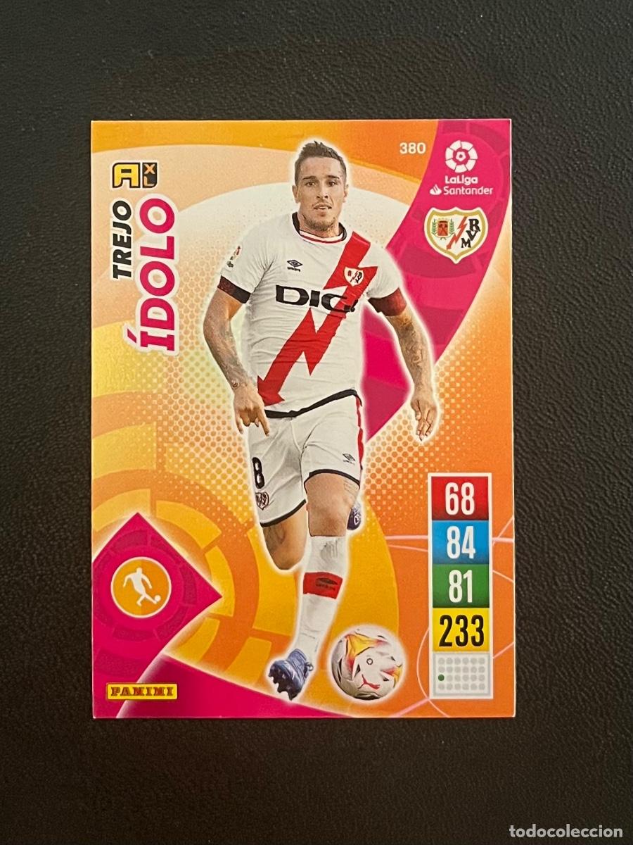 Cromos de f&uacute;tbol: 380 TREJO RAYO VALLECANO &Iacute;DOLO ADRENALYN 2021 2022 PANINI CROMO LA LIGA 21 22
