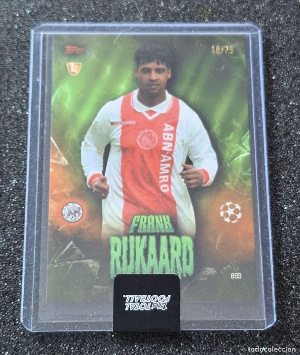 Cromos de f&uacute;tbol: Frank Rijkaard Ajax Amsterdam Topps Total Football 18/75 Green Halloween