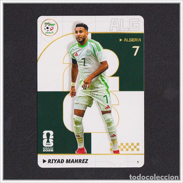 Fu&szlig;ball-Sticker: FIFA WORLD CUP 2026 PANINI KAYOU RIYAD MAHREZ 5 ALG ARGELIA ALBUM COLECCI&Oacute;N MUNDIAL