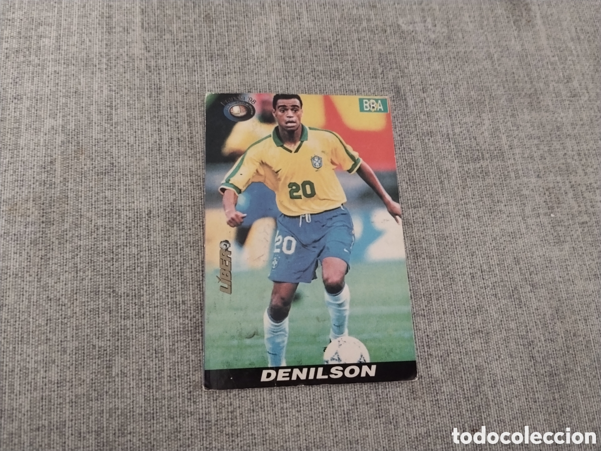 Cartes &agrave; collectionner de Football: LA REPUBLICA N&ordm; 33 DENILSON - BRASIL ( R. BETIS ) SUPER CARDS MUNDIAL 98