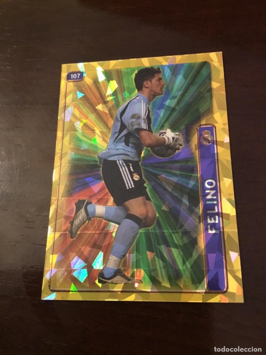 Cartes &agrave; collectionner de Football: N&ordm; 107 CASILLAS FELINO BRILLO ROMBOS REAL MADRID CROMO F&Uacute;TBOL FICHAS LIGA 2004-2005 MUNDICROMO 04-05