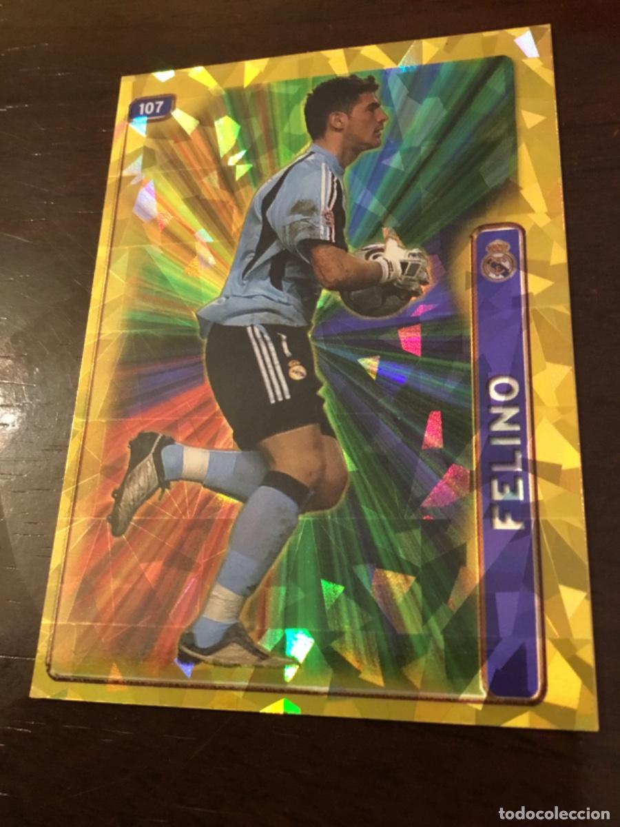 Cartes &agrave; collectionner de Football: N&ordm; 107 CASILLAS FELINO BRILLO ROMBOS REAL MADRID CROMO F&Uacute;TBOL FICHAS LIGA 2004-2005 MUNDICROMO 04-05