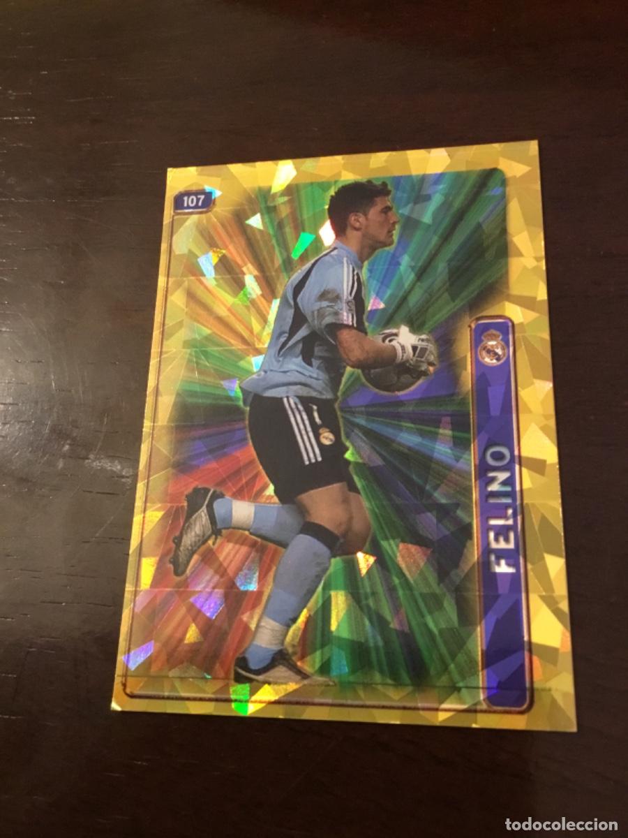 Cartes &agrave; collectionner de Football: N&ordm; 107 CASILLAS FELINO BRILLO ROMBOS REAL MADRID CROMO F&Uacute;TBOL FICHAS LIGA 2004-2005 MUNDICROMO 04-05