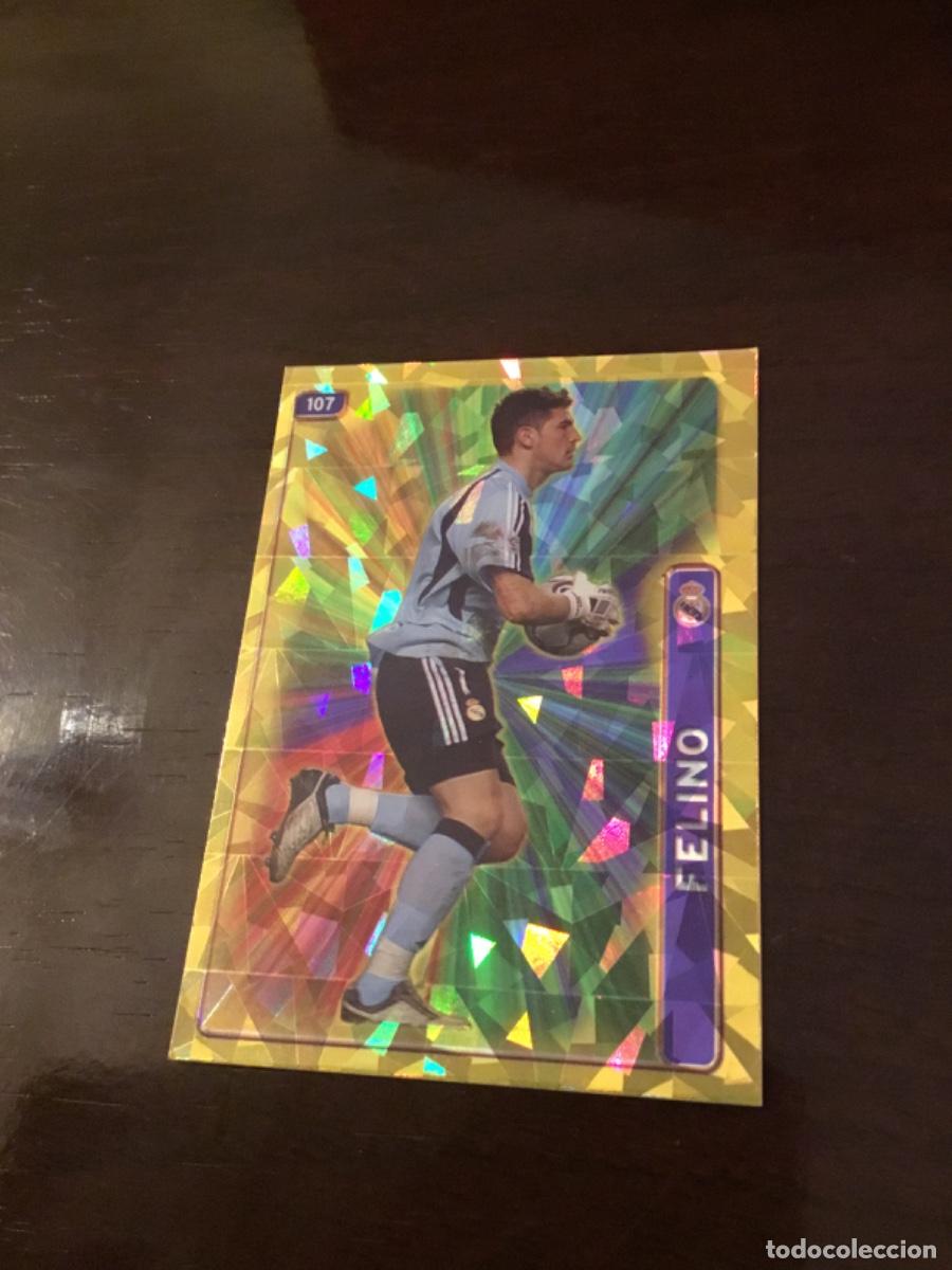 Cartes &agrave; collectionner de Football: N&ordm; 107 CASILLAS FELINO BRILLO ROMBOS REAL MADRID CROMO F&Uacute;TBOL FICHAS LIGA 2004-2005 MUNDICROMO 04-05