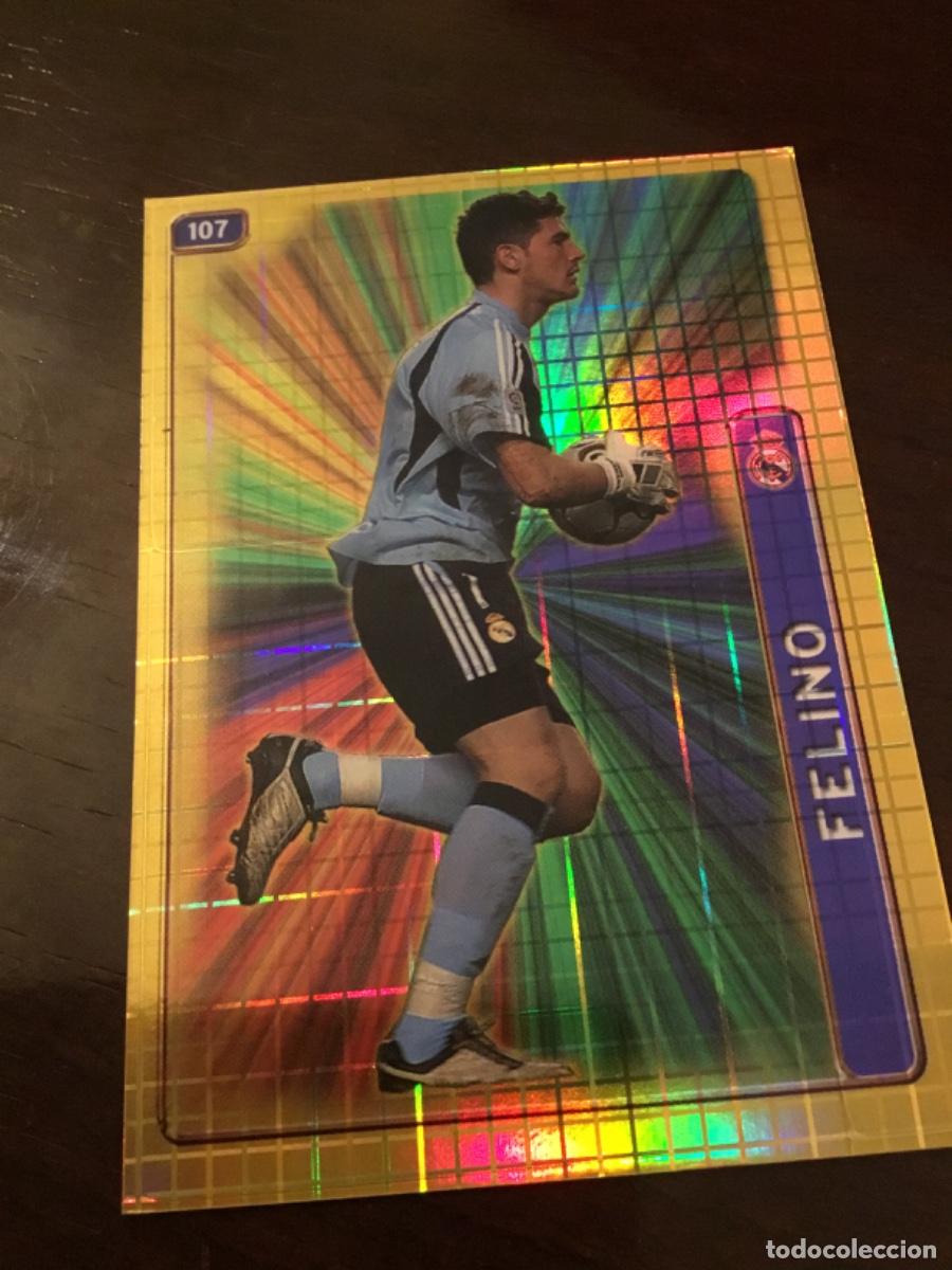 Cartes &agrave; collectionner de Football: N&ordm; 107 CASILLAS FELINO BRILLO cuadradREAL MADRID CROMO F&Uacute;TBOL FICHAS LIGA 2004-2005 MUNDICROMO 04-05