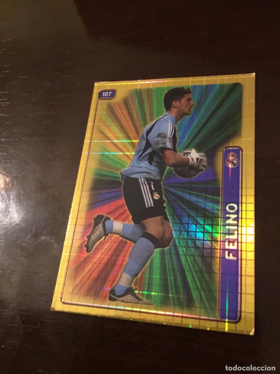 Cartes &agrave; collectionner de Football: N&ordm; 107 CASILLAS FELINO BRILLO cuadradREAL MADRID CROMO F&Uacute;TBOL FICHAS LIGA 2004-2005 MUNDICROMO 04-05
