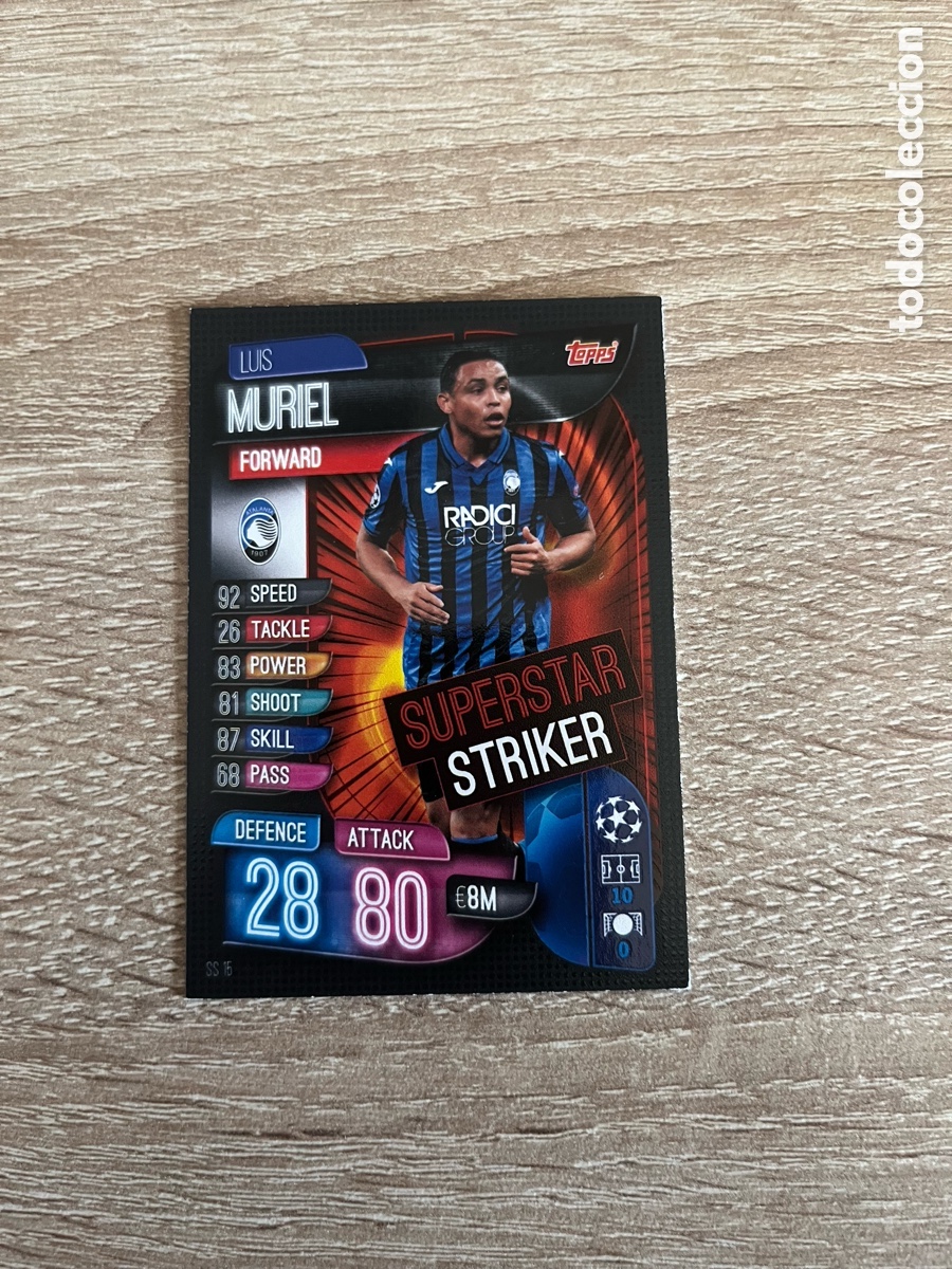 Cartes &agrave; collectionner de Football: SS15 MURIEL SUPERSTAR STRIKER MATCH ATTAX EXTRA FUTBOL TOPPS 2019 2020 19 20 ATALANTA