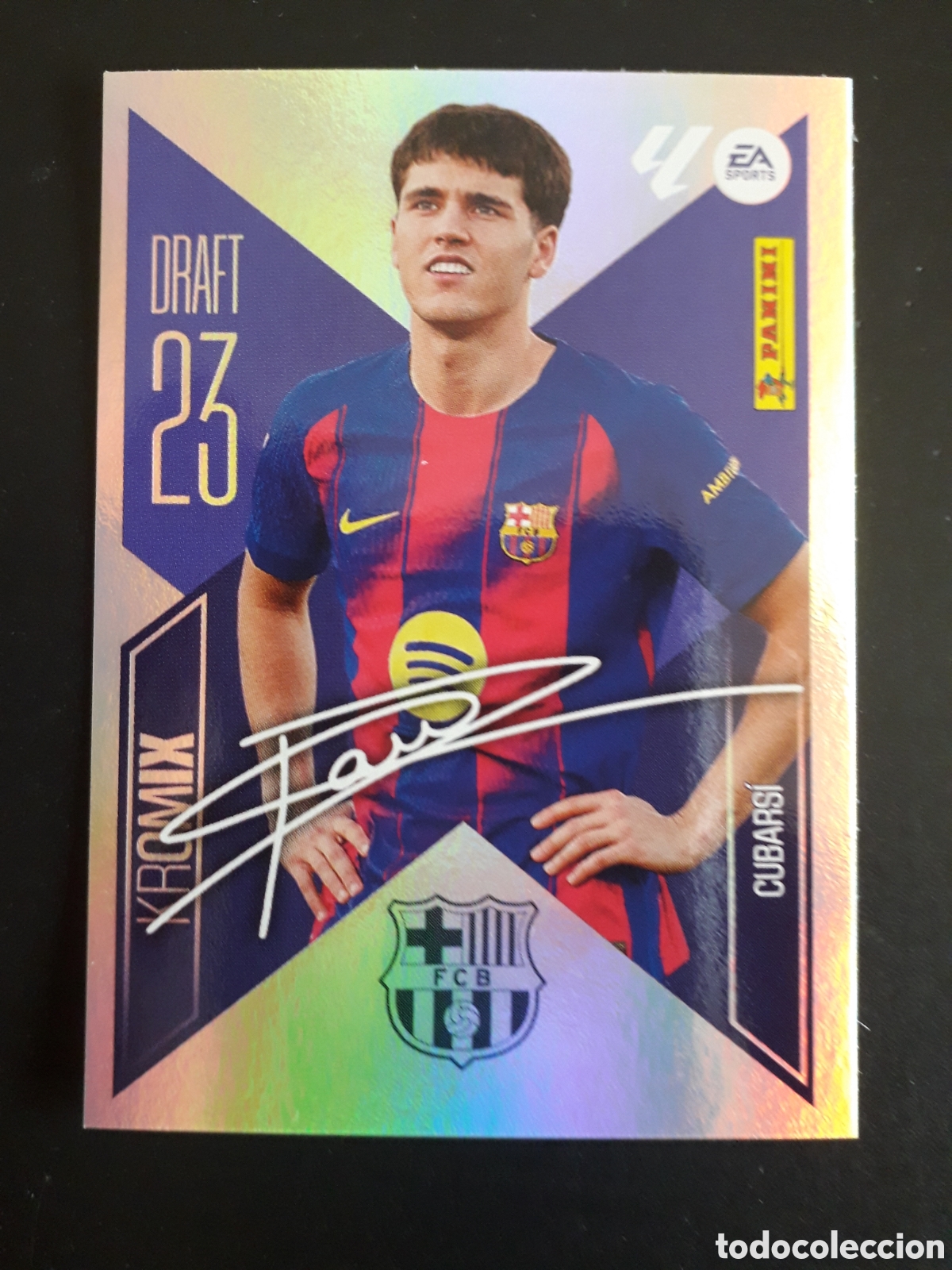 Cromos de f&uacute;tbol: CUBARS&Iacute;, FC BARCELONA DRAFT 23 KROMIX N&deg; K6 ED ESTE 2026 2027 26 27 SIN PEGAR PEDIDO M&Iacute;NIMO 3&euro;