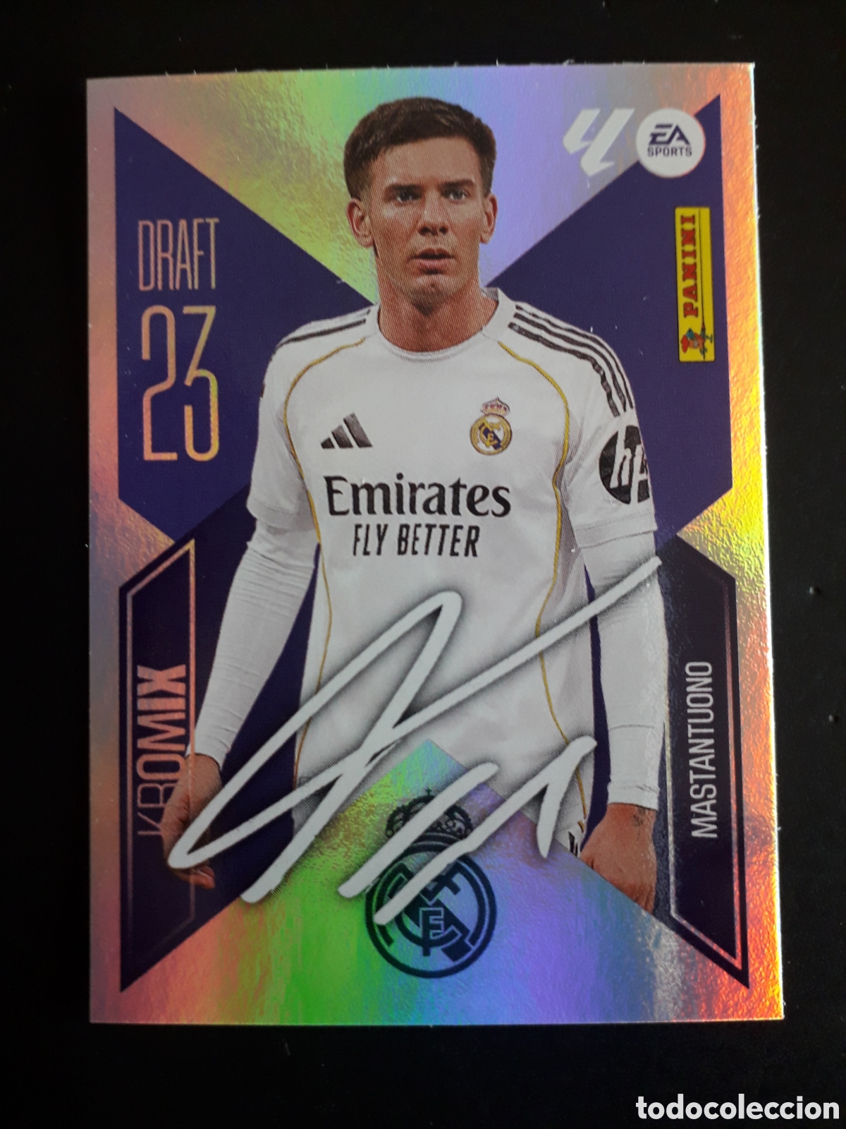 Cromos de f&uacute;tbol: MASTANTUONO REAL MADRID DRAFT 23 KROMIX N&deg; K16 ED ESTE 2026 2027 26 27 SIN PEGAR PEDIDO M&Iacute;NIMO 3&euro;