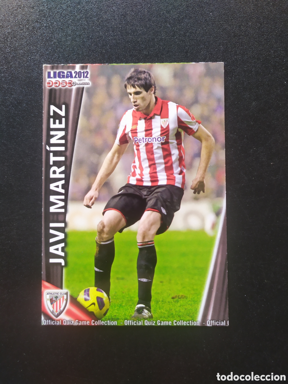 Cromos de f&uacute;tbol: Mundicromo fichas Liga 2011 2012 11 12 Javi Mart&iacute;nez n&deg; 152 Athletic Bilbao
