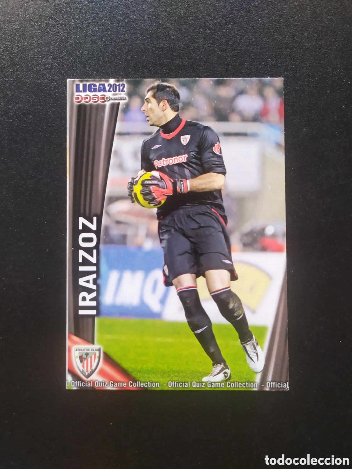 Cromos de f&uacute;tbol: Mundicromo fichas Liga 2011 2012 11 12 Iraizoz n&deg; 139 Athletic Bilbao