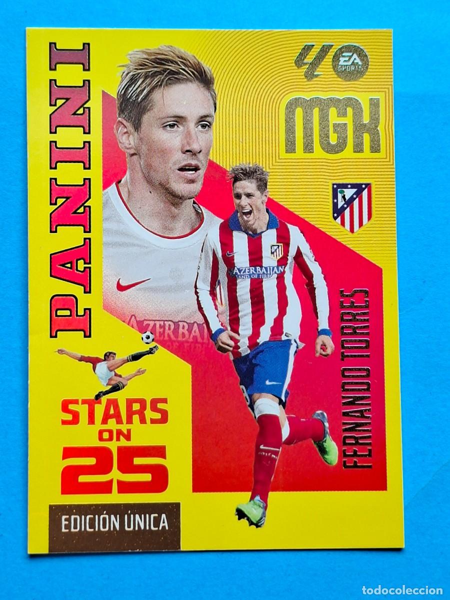 Cromos de f&uacute;tbol: STARS ON 25 Edici&oacute;n &Uacute;nica Legend #432 FERNANDO TORRES (Atl&eacute;tico Madrid) - Panini MGK LaLiga 2026-27