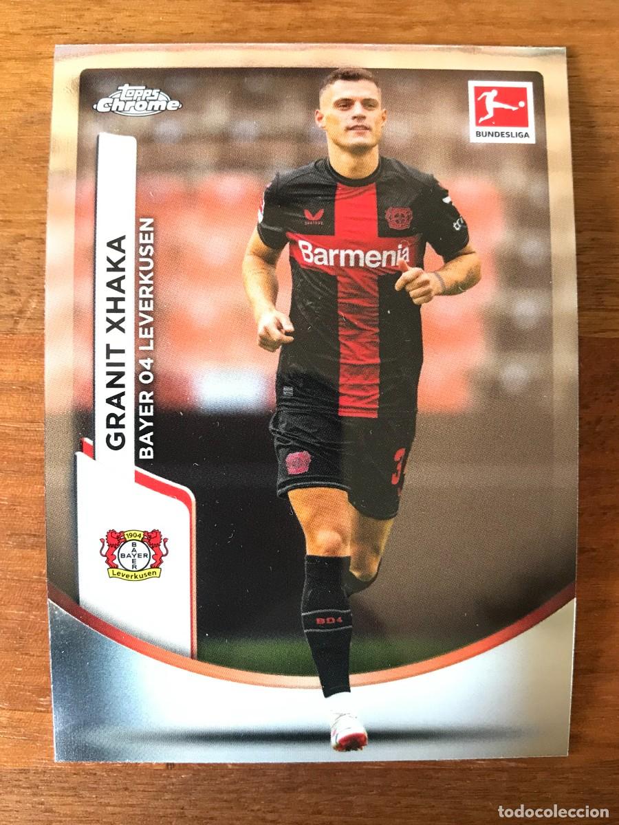 Cromos de f&uacute;tbol: GRANIT XHAKA - BAYER LEVERKUSEN - TOPPS CHROME BUNDESLIGA 2024 24