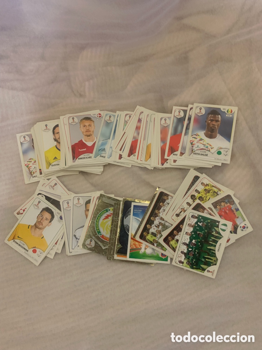 Cromos de f&uacute;tbol: Lote mundial rusia 2018 stickers panini mundial rusia