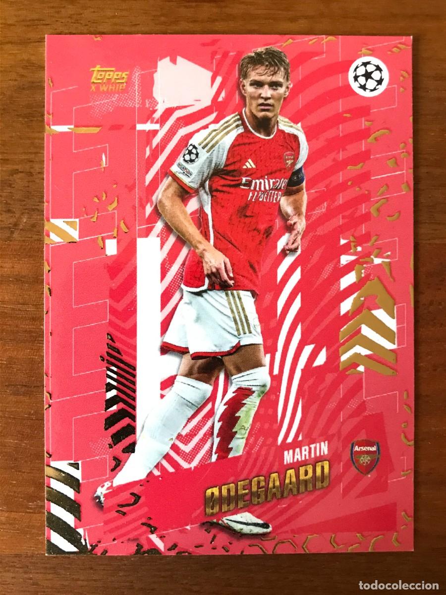 Cromos de f&uacute;tbol: MARTIN ODEGAARD - ARSENAL - TOPPS GOLD X WHIP - 2023 2024 23 24