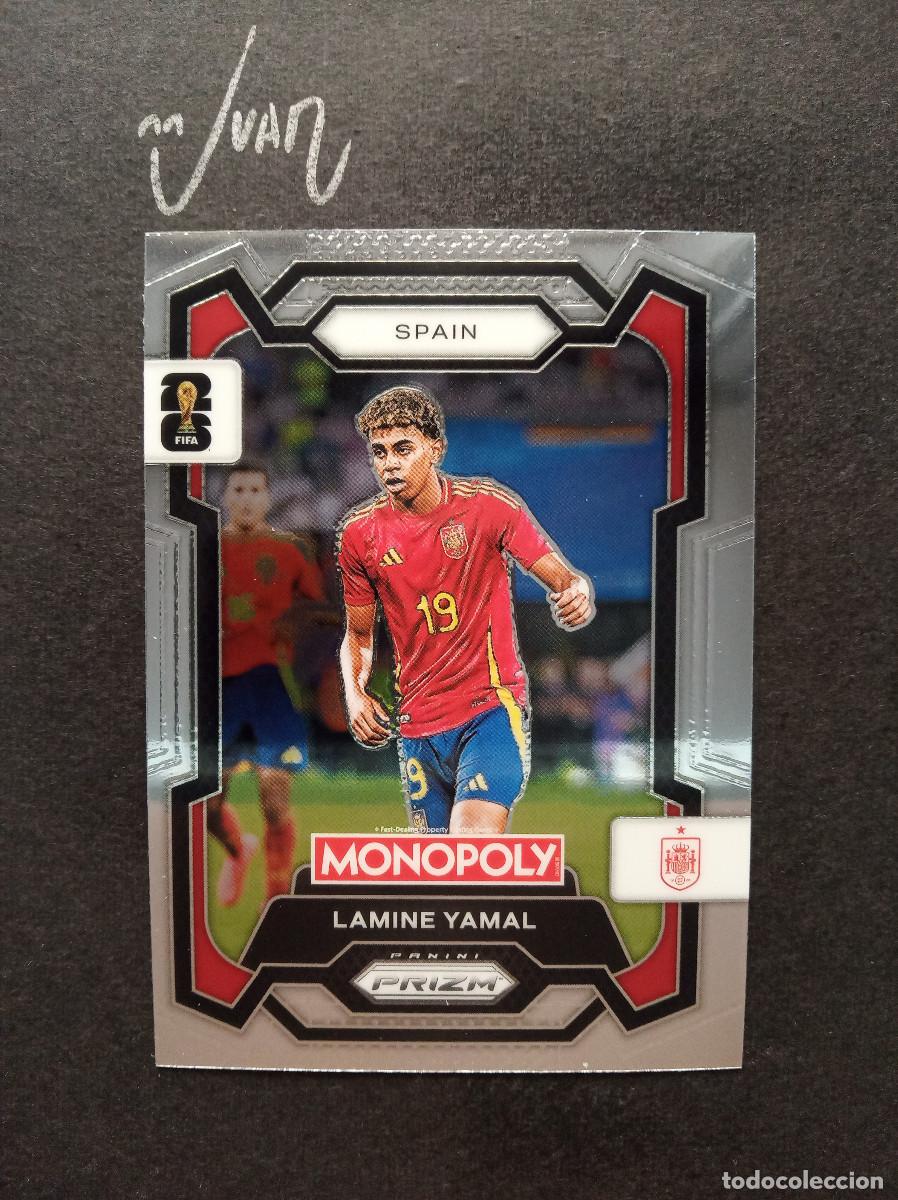 Cromos de f&uacute;tbol: 41 LAMINE YAMAL ESPA&Ntilde;A BARCELONA ⚽ PANINI &reg; PRIZM MONOPOLY FIFA WORLD CUP 2026 MUNDIAL 25 26 NUEVO