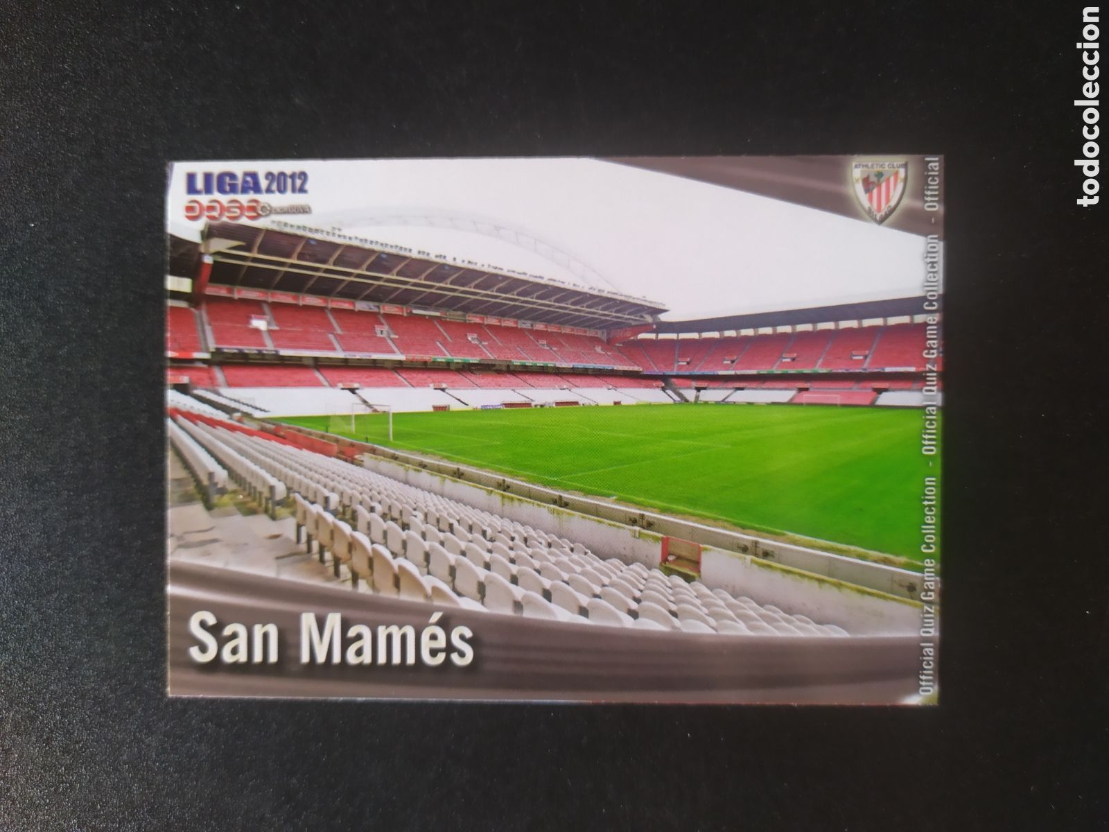 Cromos de f&uacute;tbol: Mundicromo fichas Liga 2011 2012 11 12 estadio San Mam&eacute;s mate n&deg; 137 Athletic Bilbao