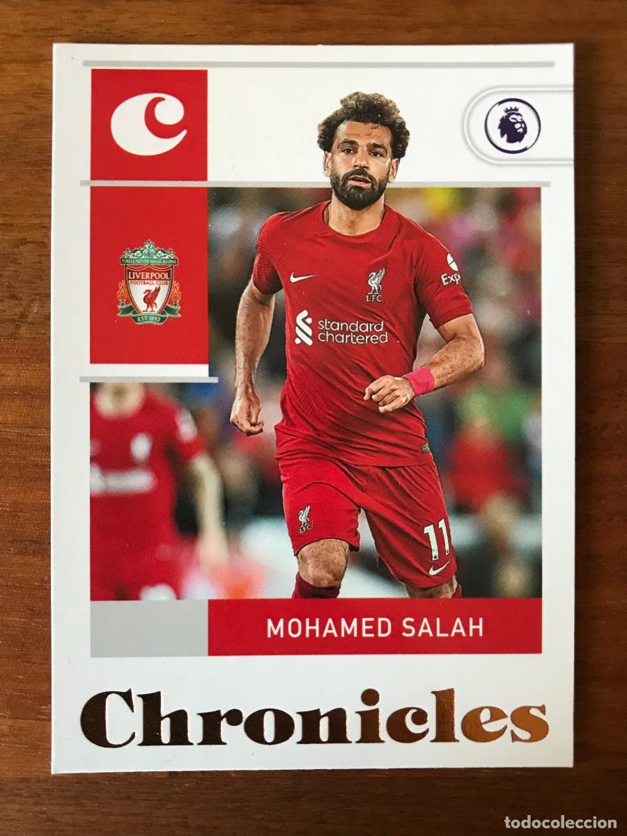 Cromos de f&uacute;tbol: MOHAMED SALAH - LIVERPOOL - PANINI CHRONICLES PREMIER LEAGUE SOCCER - 2022 2023 22 23