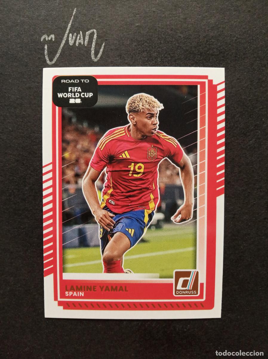 Cromos de f&uacute;tbol: N&ordm; 10 LAMINE YAMAL ESPA&Ntilde;A FC BARCELONA ⚽ PANINI &reg; DONRUSS ROAD TO FIFA WORLD CUP 2026 25 26 NUEVO
