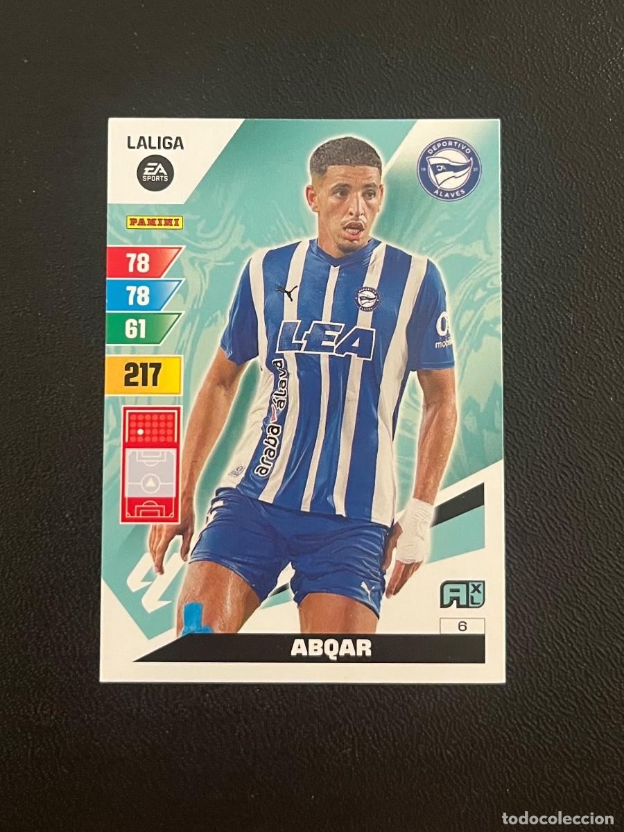 Cromos de f&uacute;tbol: 6 ABQAR DEPORTIVO ALAV&Eacute;S ADRENALYN 2023 2024 PANINI CROMO LA LIGA 23 24