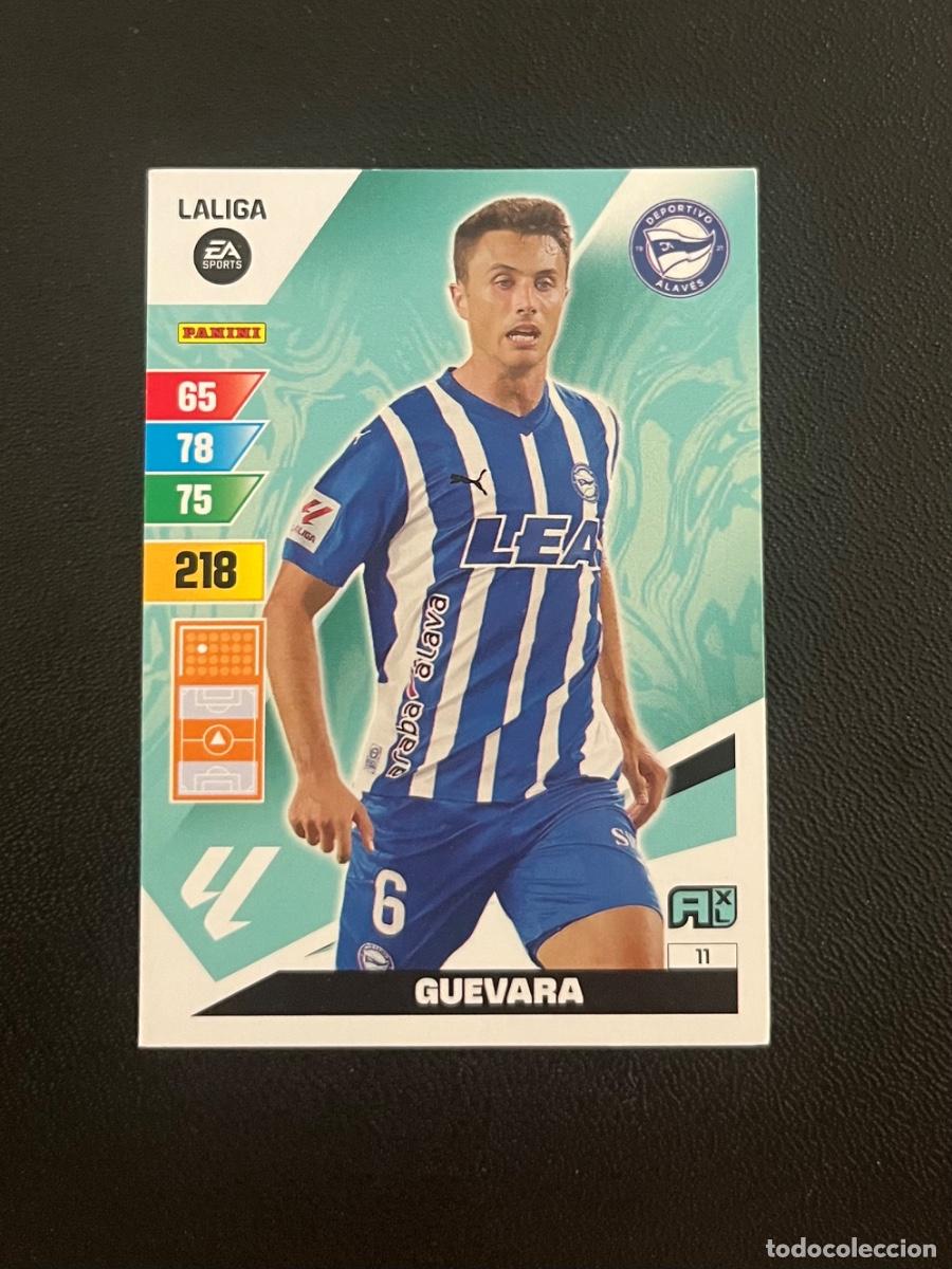 Cromos de f&uacute;tbol: 11 GUEVARA DEPORTIVO ALAV&Eacute;S ADRENALYN 2023 2024 PANINI CROMO LA LIGA 23 24