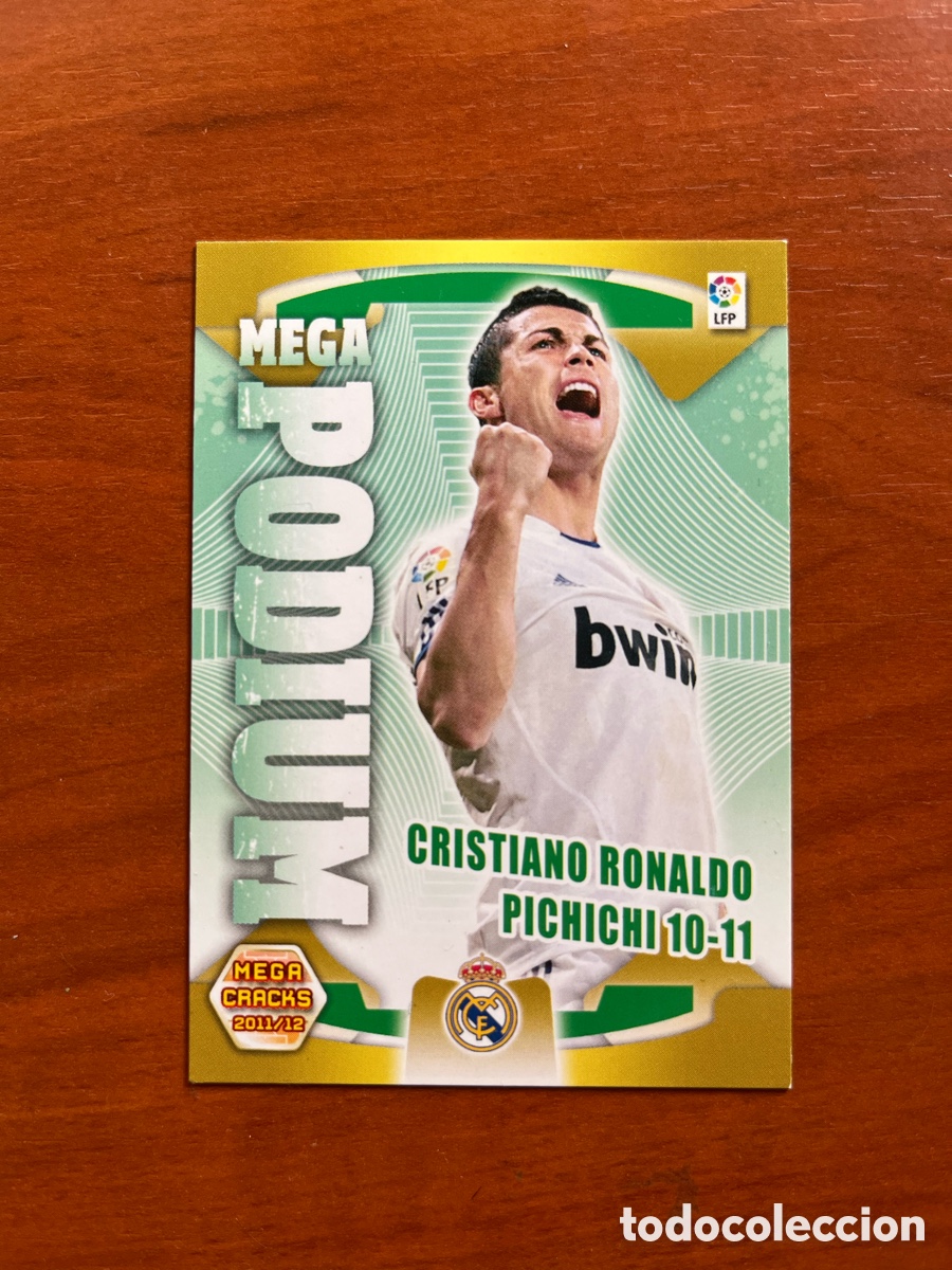 Figurine di Calcio: Megacracks 2011 2012 11 12 panini Cristiano Ronaldo pichichi mega podium n&deg; 365 Real Madrid