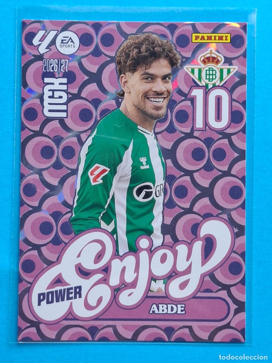Figurine di Calcio: ENJOY Power #379P ABDE (Betis) - Panini MGK LaLiga 2026-27