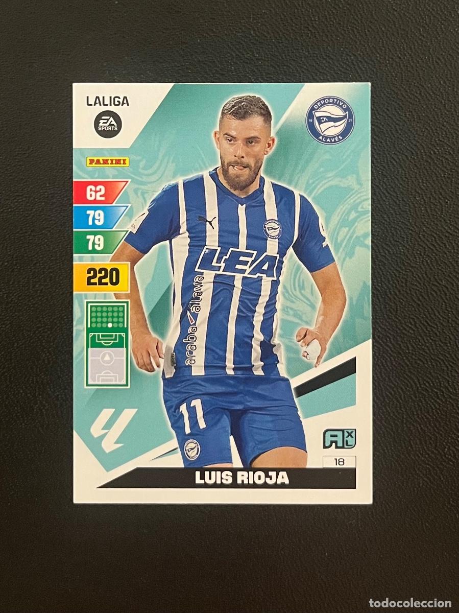 Cromos de Futebol: 18 LUIS RIOJA DEPORTIVO ALAV&Eacute;S ADRENALYN 2023 2024 PANINI CROMO LA LIGA 23 24