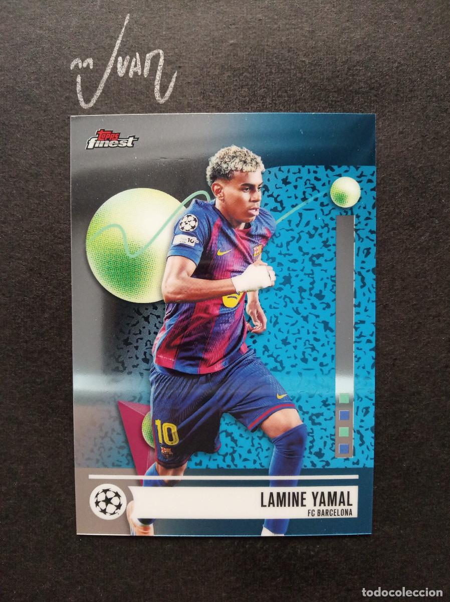 Cromos de Futebol: N&ordm; 1 LAMINE YAMAL BARCELONA ESPA&Ntilde;A ⚽ TOPPS &reg; FINEST UCC UEFA CLUB COMPETITIONS 2025 2026 25 26 NUEVO