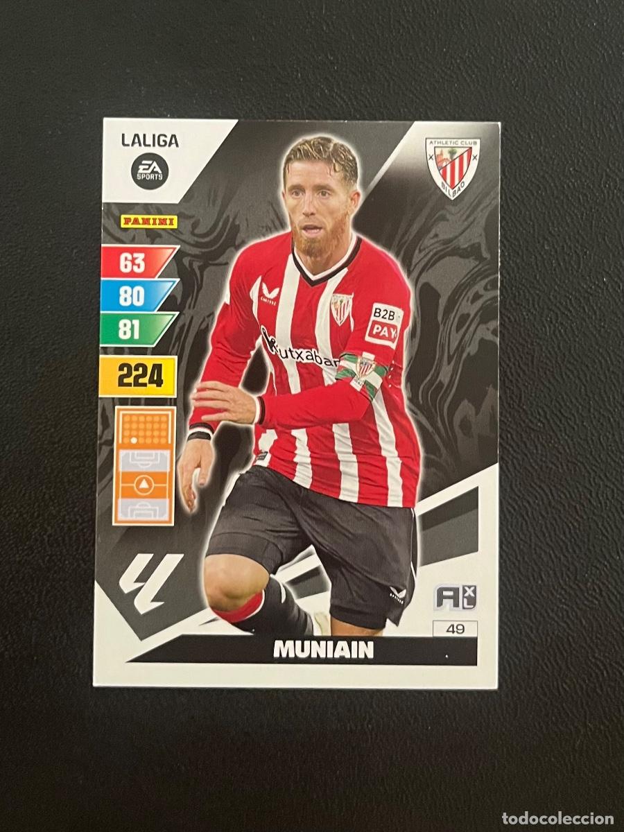 Cromos de Futebol: 49 IKER MUNIAIN ATHLETIC CLUB BILBAO ADRENALYN 2023 2024 PANINI CROMO LA LIGA 23 24