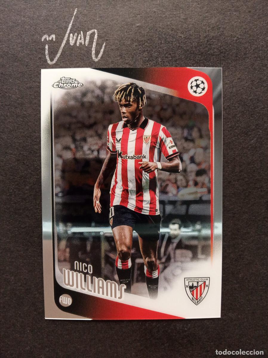 Cromos de Futebol: N&ordm; 38 NICO WILLIAMS ATHLETIC CLUB ESPA&Ntilde;A ⚽ TOPPS &reg; CHROME UCC UEFA CLUB COMPETITIONS 2025 2026 25 26