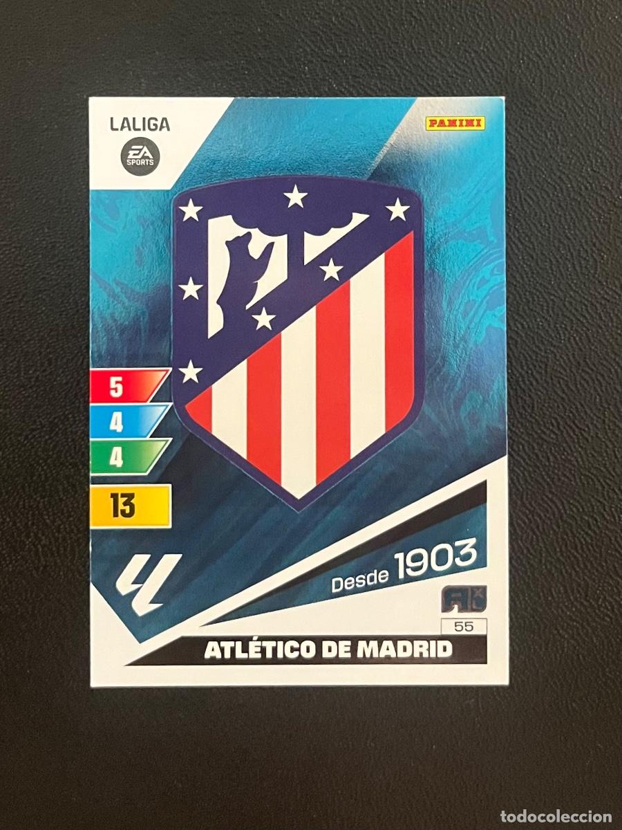 Cromos de Futebol: 55 ESCUDO ATL&Eacute;TICO DE MADRID ADRENALYN 2023 2024 PANINI CROMO LA LIGA 23 24