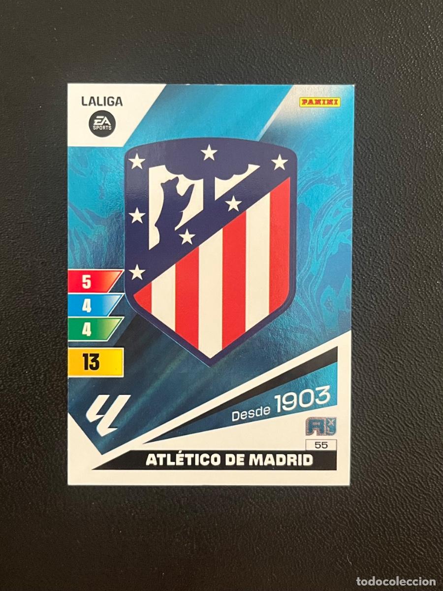 Cromos de Futebol: 55 ESCUDO ATL&Eacute;TICO DE MADRID ADRENALYN 2023 2024 PANINI CROMO LA LIGA 23 24