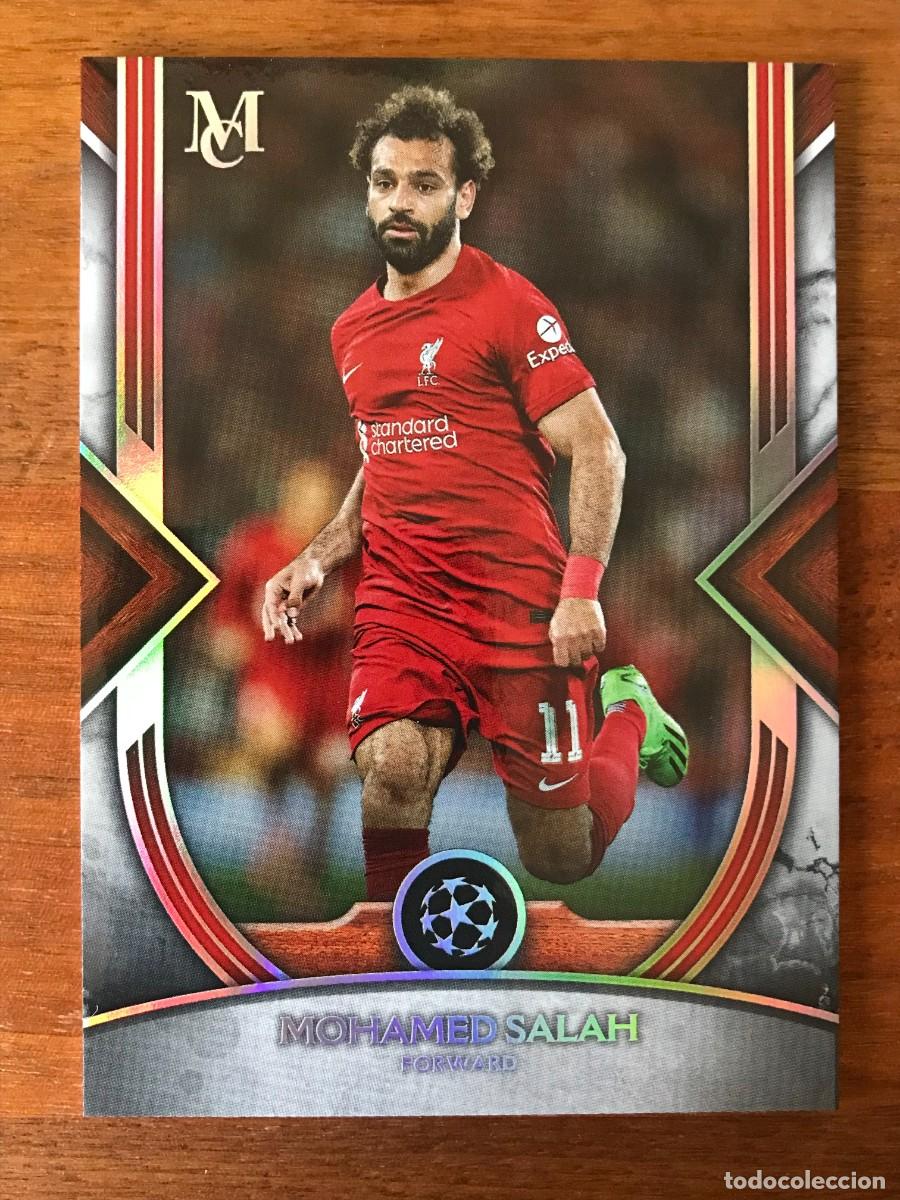 Cromos de Futebol: MOHAMED SALAH - LIVERPOOL - TOPPS MUSEUM UEFA CHAMPIONS LEAGUE 2023 23